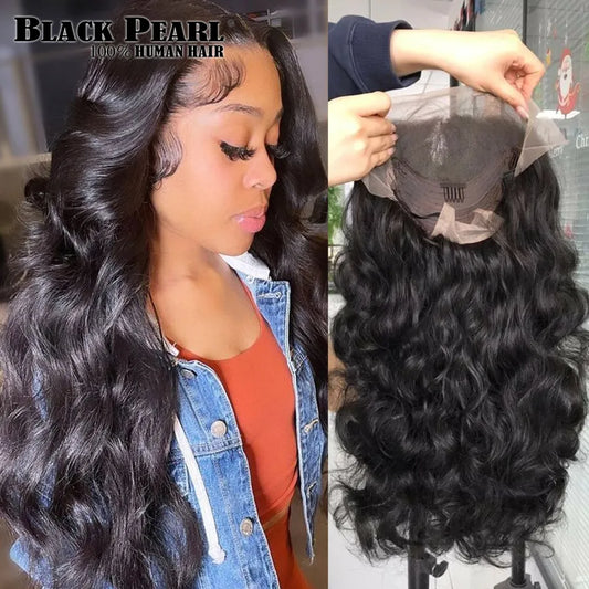 Glueless Body Wave Lace Front Wigs For Women Part Lace Wigs HD Transparent Lace Frontal Wigs Brazilian Body Wave Human Hair Wigs